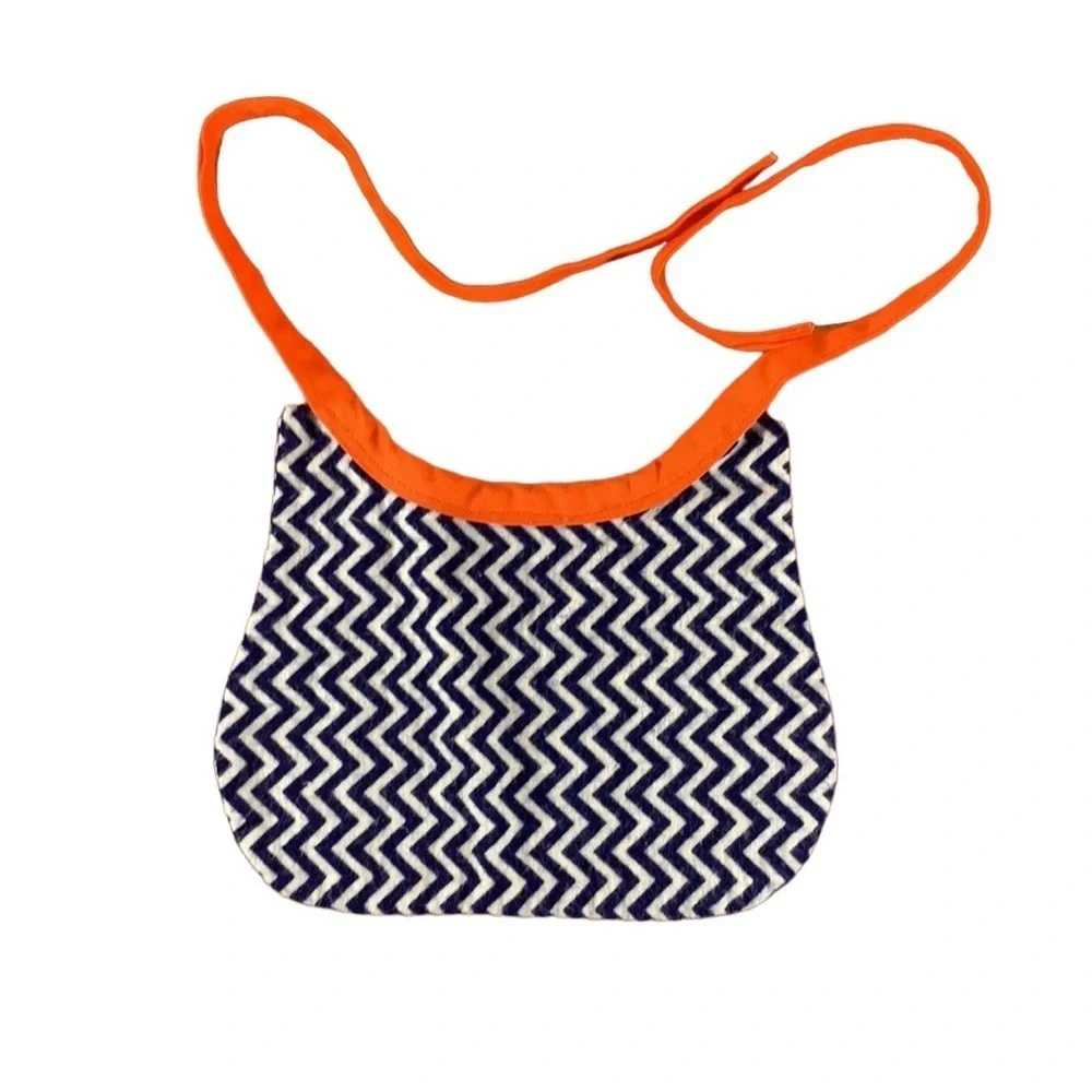 Cotton Drool Bibs - Set of 3 - Handmade - 8
